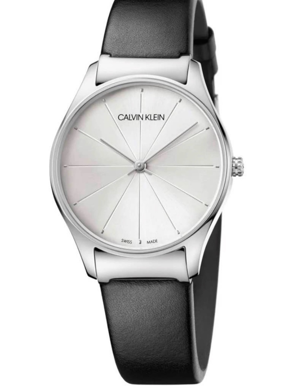 Calvin Klein women’s black strap watch